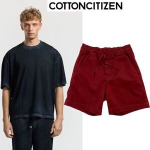 $245‼️COTTON CITIZEN Burgundy Maroon Red Simon Shorts Classic USA Soft Stretch M
